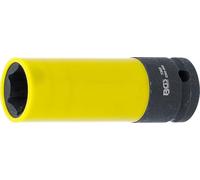 BGS 7302 | Vaso de impacto con protector de plástico | entrada 12,5 mm (1/2") | 19 mm