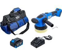 BGS 7394 | Juego de pulidora excéntrica a batería | sin escobillas | 18 V | con batería y cargador rápido