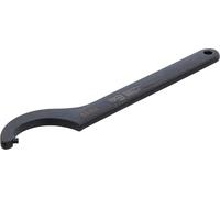 BGS 74217 | Llave de gancho con espiga | 58-62 mm | Para tuercas de agujero transversal DIN 1816, diámetro del pasador 5 mm, acero al cromo vanadio fosfatado