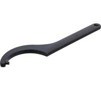 BGS 74221 | Llave de gancho con espiga | 110-115 mm | Diámetro del pasador de 8 mm, acero al cromo vanadio, fosfatado, para tuercas transversales DIN 1816