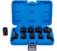 BGS 74296 | Juego de llaves de vaso de impacto hexagonal | entrada 12,5 mm (1/2") | 3/8-15/16" | medidas en pulgadas | 10 piezas