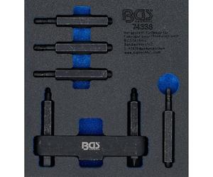 BGS 74338 | Bandeja para carro 1/6: Llave de tuerca frontal | para ejes traseros LKW