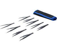 BGS 74413 | Juego de pinzas de acero inoxidable | 9 piezas