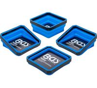 BGS 74502 | Juego de casquillos magnéticos de sujeción | silicona | plegable | 115 x 115 x 50 mm | 4 piezas