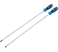 BGS 74538 | Juego de destornilladores | extra largos | plano, cruz PH | 2 piezas