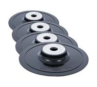 BGS 74552 | Placa de soporte de plástico | Ø 125 mm (Paquete de 4)