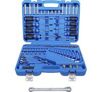 BGS 7849 | Juego de herramientas | 6,3 mm (1/4") + 12,5 mm (1/2") | E-Torx / perfil en T (para Torx) | 84 piezas