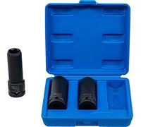 BGS 80003 | Juego de llaves de vaso de impacto | entrada 12,5 mm (1/2") | 17/19 / 21 mm | 3 piezas