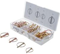 BGS 8087 | Surtido de pasadores con clip de seguridad | 50 pieza