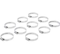 BGS 8095-50x70 | Abrazaderas de manguera | inoxidable | 50 x 70 mm | 10 piezas