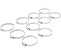 BGS 8095-60x80 | Abrazaderas de manguera | inoxidable | 60 x 80 mm | 10 piezas