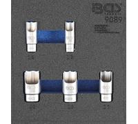 BGS 9089 | Bandeja para carro 1/6: Vasos especiales para conectores angulares de tubo | 5 piezas