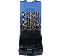 BGS 9297 | Juego de brocas espirales | HSS-G M35 acero al cobalto | 1 - 10 mm | 19 piezas