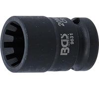 BGS 9631 | Llave de vaso para pinzas de freno | 10 caras | para VAG y Porsche | 20 mm