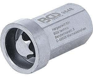BGS 9648 | Punta especial para tapones de llenado ATF | Perfil en T (para Torx) T55 | para MINI