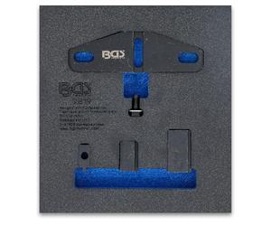 BGS 9819 | Herramienta de bloqueo del volante | para Ford | Para aflojar/apretar | polea del cigüeñal | placa base, tornillo de fijación, trinquete 11, 29, 42 mm