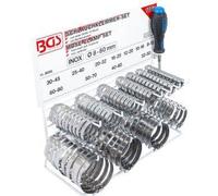 BGS 8095 | Surtido de abrazaderas de manguera | inoxidable | en exhibidor | 111 piezas