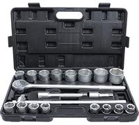 BGS Diy 1202 | Juego de llaves de vaso | entrada 20 mm (3/4") | 19 - 50 mm | 20 piezas