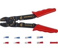 BGS Diy 1423 | Crimpadoras con surtido de terminales de cable | 200 mm | 61 piezas