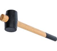 BGS Diy 1860 | Mazo de goma | cabeza Ø 55 mm | 250 g | Longitud del mango: 320 mm. Mango de madera lacado