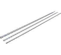 BGS Diy 2012 | Juego de brocas para taladro percutor | mandril SDS | 12 / 16 / 24 mm | 3 piezas
