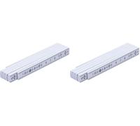 BGS Diy 2054 | Regla plegable | 10 tramos | 1 m (Paquete de 2)