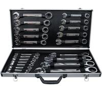 BGS Diy 30009 | Juego de llaves combinadas con carraca | 6 - 32 mm | 22 piezas