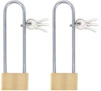 BGS Diy 3103 | Candado de latón | arco de cierre extra largo | 40 mm (Paquete de 2)