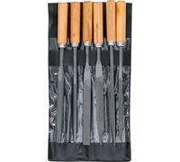 BGS Diy 50201 | Juego de limas para llaves | mango de madera | 100 mm | 6 piezas