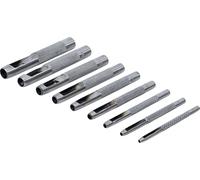 BGS DIY Juego de sacabocados y punzones anulares 2,5–10 mm 9 piezas Ref. 50619