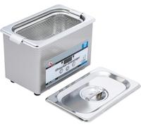 BGS Diy 63080 | Limpiador de piezas por ultrasonido | 700 ml | 42 kHz | Ajuste de tiempo 0 - 30 min | 18 niveles de tiempo | para piezas de carburador, joyas, pulseras de reloj, monedas