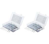 BGS Diy 8074 | Surtido de puntas y clavos | 750 piezas (Paquete de 2)