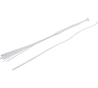 BGS Diy 80779 | Surtido de sujetacables | blancos | 8,0 x 1000 mm | 10 piezas