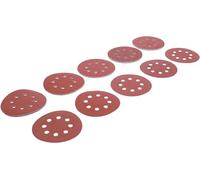 BGS Diy 80817 | Juego de lijas para lijadoras orbitales | Ø 125 mm | K 40 - 180 | 25 piezas
