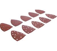 BGS Diy 80819 | Juego de lijas para multilijadoras | 145 x 100 mm | K 40 - 400 | 25 piezas