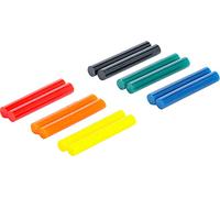 BGS Diy 80849 | Barras de pegamento termofusible | coloreadas | Ø 7,5 mm, 50 mm | 12 piezas