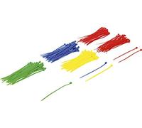 BGS Diy 80875 | Bridas | diferentes colores | 2,4 x 100 mm | 200 piezas