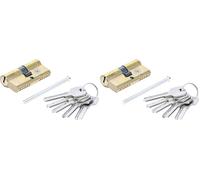 BGS Diy 8091 | Bombillo de cerradura de latón | 60 mm (Paquete de 2)