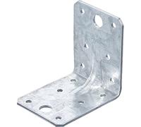 BGS Diy 80937-25 | Escuadra | con acanaladura | 70 x 70 x 55 x 2,5 mm | paquete ahorro | 25 piezas