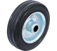 BGS Diy 80959 | Rueda de caucho macizo | llanta de acero | Ø 100 mm