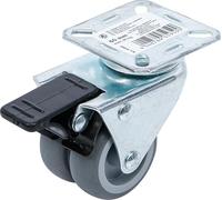 BGS Diy 81944 | Ruedas de dirección con freno | Ø 50 mm