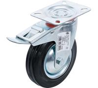 BGS Diy 81968 | Rueda de dirección | con freno | con base | Ø 125 mm