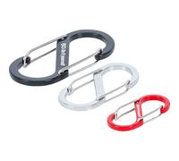 BGS Diy 85783 | Surtido de ganchos para mosquetones de doble apertura | aluminio | 3 piezas