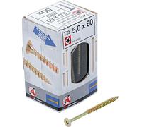 BGS Diy 88009 | Tornillos multiuso | con perfil en T (para Torx) T25 | 5,0 x 80 mm | 50 piezas