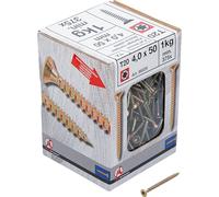 BGS Diy 88025 - Tornillos multiusos, perfil en T (para Torx) T20, 4,0 x 50 mm, 1 kg, 375 unidades