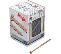 BGS Diy 88033 - Tornillos multiusos, perfil en T (para Torx) T30, 6,0 x 120 mm, 1 kg, 70 unidades