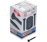 BGS Diy 88063 Tornillos para montaje rápido, PH2, rosca fina, 3,9 x 35 mm, 150 unidades