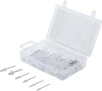 BGS Diy 88142 | Surtido de remaches ciegos | Ø 2,4 - 4,8 mm | 70 piezas