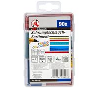 BGS Diy 88150 | Surtido de fundas termorretráctiles | colores | 90 piezas