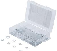 BGS Diy 98073 | Surtido de arandelas elásticas / planas | Ø 4 - 8 mm | 250 piezas